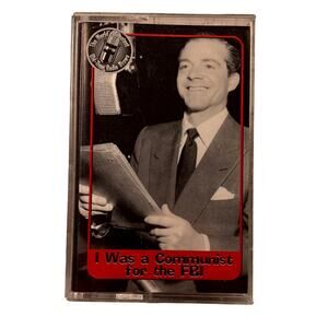I was a communist for the FBI Cassette tape radio show Retro vintage 2003